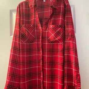 Plaid Portofino Blouse